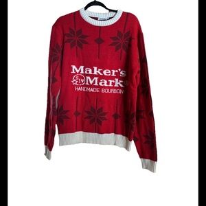 Red Crewneck Sweater for Men